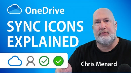 OneDrive sync icons explained: Chris Menard Training