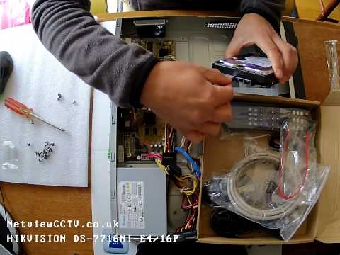 Hikvision DS-7716NI-E4/16P NVR Hard Drive Installation Part 1