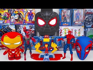 Marvel Spiderman Toys Unboxing Review | Marvel Spiderman vs Venom Head Lego Box | Spider Man Masks