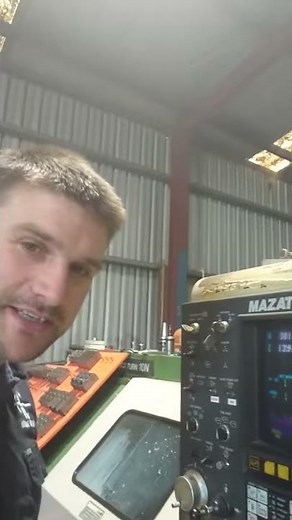 Starting mazatrol program from a selected process