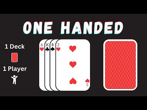 How to Play One Handed Solitaire