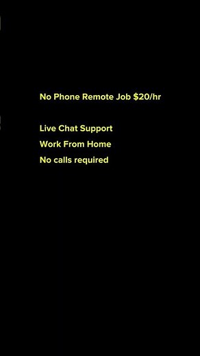 No Phone Remote Job Hiring Now ($20/hr) | Work From Home Chat Support Job