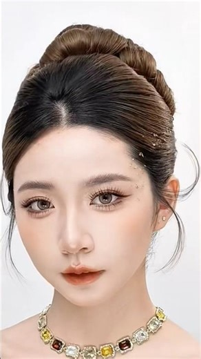 MAGIC Bun Hairstyle!The Most Beautiful Braided Bun Tutorial You’ll Ever See! #hairstyle #shortsfeed