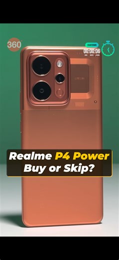 Realme P4 Power review in 1 minute: Should you buy or skip this phone? . . #realme #realmep4power #review #technology #newlaunch . . (Realme P4 Power review, Realme smartphone, review, technology) | Gadgets 360