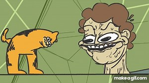 garfielf becomes god and vores the universe on Make a GIF