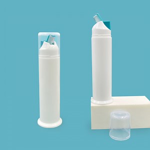 [Hot Item] Explosive 100g Airless Toothpaste Bottle Pressing Pressure Pump Plastic Toothpaste Bottle