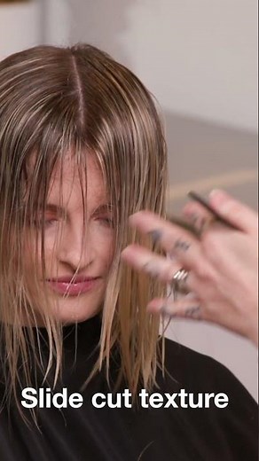 How to Cut an Italian Bob | Voluminous Textured Short Hair Cut Trend Tutorial