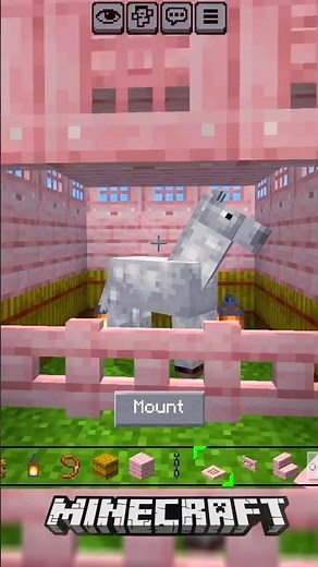 Simple Horse 🐎 Stable in Minecraft #minecraft #minecraftbuild #gaming