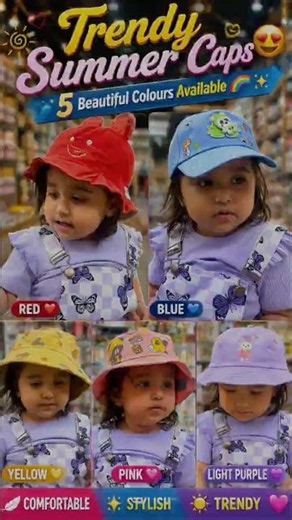 Trendy Summer Caps 😍✨