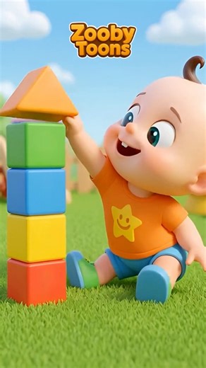 Learn Numbers 1 to 5 with Blocks 🧱🌈 | House Building Activity | Nursery Rhymes & Kids Songs