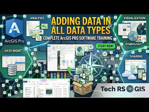 How to add Data in ArcGIS Pro | All Type Data(Raster, Shapefile, KML, CSV )Adding in ArcGIS Pro