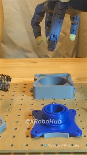 RoboHub on Instagram: "🤖 #KyberLabs Hand: Autonomous Assembly in Action! What's Next? #robotics #AI #engineering#robothand"
