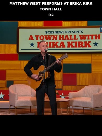 Watch Grammy-nominated singer Matthew West performs at Erika Kirk town hall