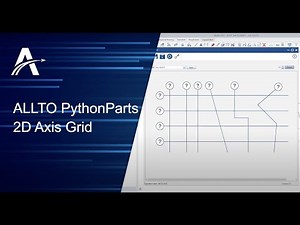 2D Axis Grid in ALLPLAN Engineering | Developed by ALLTO Pythonparts