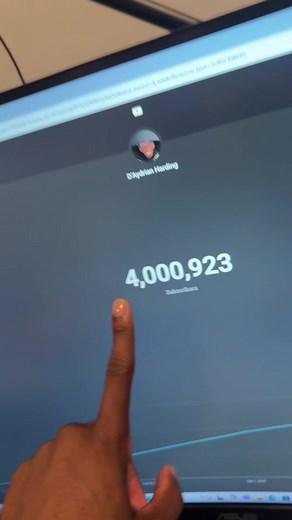 Thanks for 4M subscribers on YouTube 🫶🏾 | d'aydrian harding