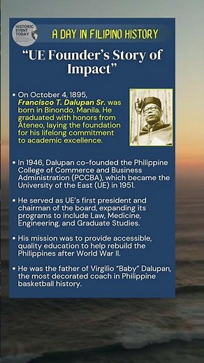 October 4, 1895 - “UE Founder’s Story of Impact”