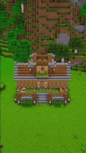 EASY House in Minecraft 🏠 #minecraft #shorts