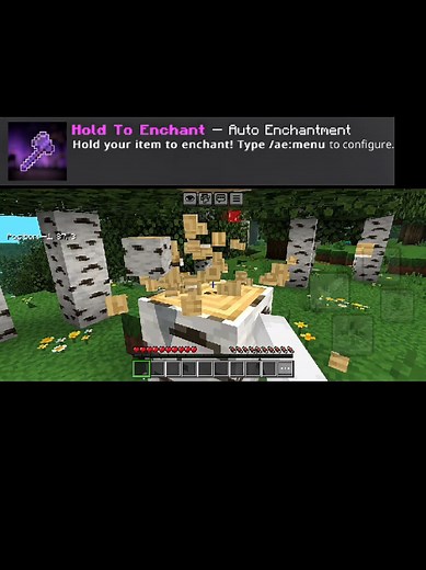 NAME: HOLD TO ENCHANT | yang mau addon nya ada di komentar. BANTU RAMAIKAN CUY☺️ #addon #minecraft #minecraftbedrock #mcpe #fyp