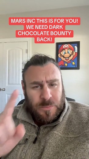 MARS INC THIS IS FOR YOU! WE NEED DARK CHOCOLATE BOUNTY BACK! Dark Chocolate Bounty! I heard they were discontinued! #bounty #darkchocolate #darkchocolatebounty #coconut #fyp #britishchocolate #british #uk #american #unitedkingdom #tastetest #discontinued #chocolate #true #false #foodreview #throwback | AJ Slambino