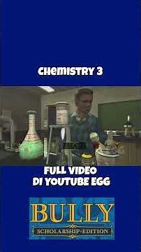 Chemistry 3 (KIMIA 3) - Bully Scholarship Edition #game #gameplay #shorts #bullygame #rockstargames