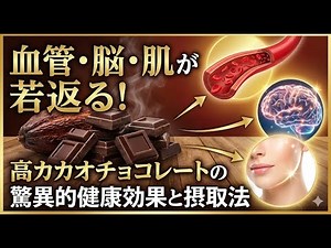 【高カカオチョコレートの驚異的健康効果と摂取法｜血管・脳・肌が若返る】#高カカオチョコレート