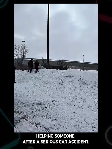 Helping Someone After a Serious Car Accident. #CarAccident #HelpingHand #SafetyFirst #realmoments #america #bodycam