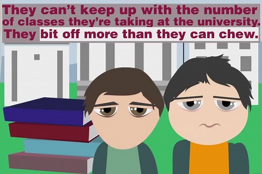 2.9K views · 456 reactions | In this episode of #IntheLoop, discover what the English expression to "Bite Off More than One Can Chew" means! These videos were produced by Morango Films with support from the U.S. Department of State. Please visit RELO Pakistan for more info on all our English programs in Pakistan. #AmericanEnglish #EnglishforAll #USPAK #USinPAK #USEmbassyISB | U.S. Embassy Pakistan | Facebook