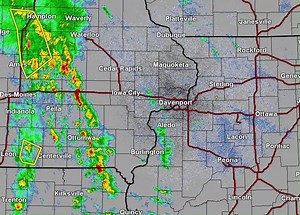 15K views · 72 reactions | 1245pm CDT Radar Loop: Storms continue to develop and lift northeast into IA and northeast MO, with several warnings issued with the initial cells. This 1st round will continue through 5pm through the region. Another round is possible behind this 1st round this evening. | US National Weather Service Quad Cities Iowa/Illinois | Facebook