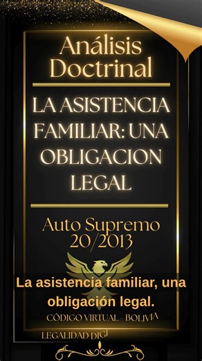 La Asistencia Familiar: Una Obligación Legal | Codigo Virtual - Bolivia