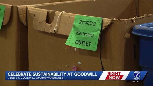 Goodwill Omaha celebrating Earth Week