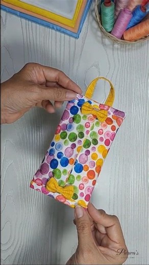 DIY Tissue Holder Pouch Bag | Pocket Tissue Pouch Bag Sewing Tutorial
