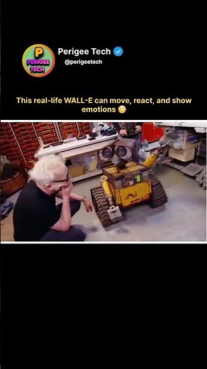 Real-Life WALL-E Robot 🤖 #shorts #robot #walle #robotics #technology #ai
