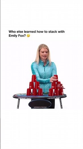 Learning with a legend 🤩 #sportstacking #speedstacking #cupstacking #speedstacks #fast
