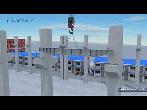 Support Rail Beam Installation for Overhead Cranes - Aicrane