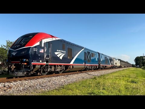 Amtrak Siemens ALC-42 322 Leads Auto Train P052-24 at Yukon