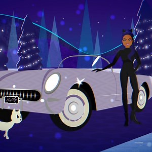 7.6K views · 225 reactions | The retelling of a classic with animation  : “Santa Baby” Eartha Kitt Listen here: https://legacyrecordings.link/traditionalchristmas | Christmas Songs | Facebook