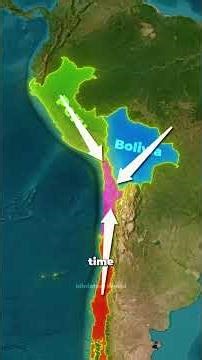 Why is Chile so long and narrow? #chile #spain #argentina