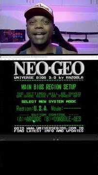 How to change regions in 90s Neo Geo game emulators