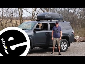 etrailer | A Closer Look at the Thule Force 3 Rooftop Cargo Box on a 2024 Toyota 4Runner