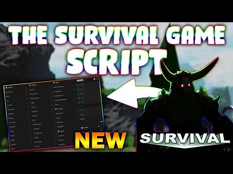 *NEW* The Survival Game Script (PASTEBIN 2024) (KILLAURA, ESP, AUTO CLICKER, REACH, AIM ASSIST)