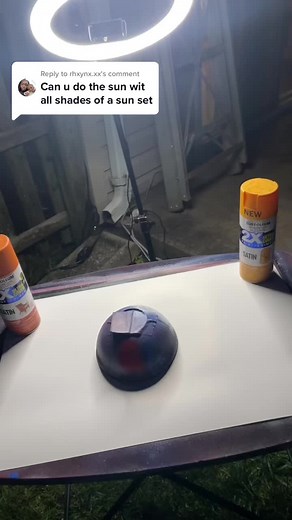 Sunset Spray Paint Art Tutorial