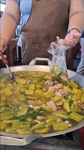ต้มจืดมะระกระดูกหมูสูตรแม่สำราญวังน้อย #ต้มจืดมะระ #สร้างอาชีพ #streetfood #food