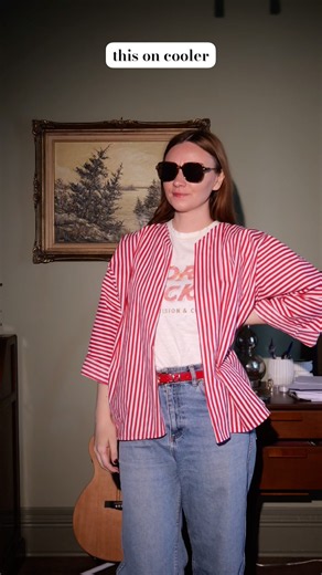 Making a vintage sewing pattern - the striped summer jacket