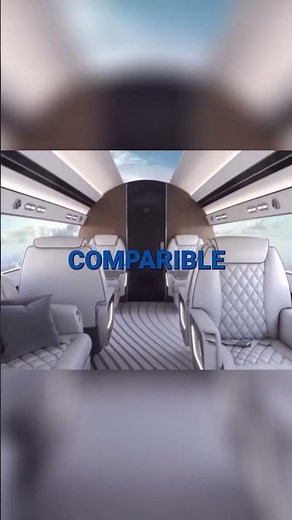 Tall People's Dream Private Jet With HUGE Cabin!