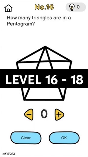 Brain out level 16 - 18 | Game #game #shorts #tutorial #answer