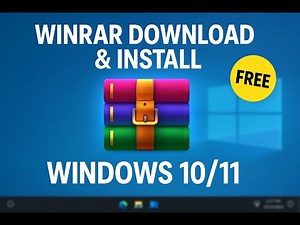 WinRAR Download & Install on Windows 10/11 (Safe & Easy Guide 2025)