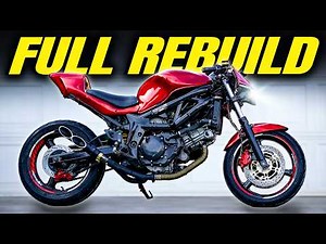 FULL BUILD // Abandoned SUZUKI SV650 into DREAM BIKE