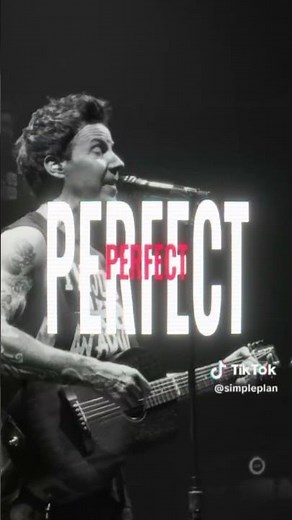 SIMPLE PLAN - Perfect #simpleplan #perfect #videolyrics #alternativerock