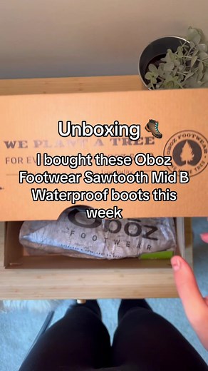 I recently bought a new pair of hiking boots and am so excited to take these on the trails 🥾 What is your must have in a hiking boot? #unboxing #hiking #hikingboots