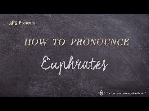 How to Pronounce Euphrates (Real Life Examples!)